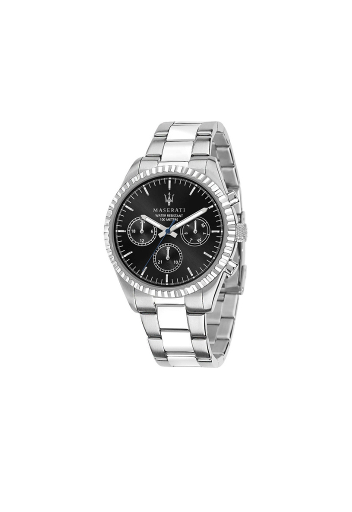 Orologio Maserati R8853100023 Uomo 43mm Acciaio Cronografo Nero Data