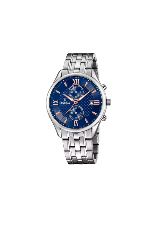 Festina F68 Chrono Blue Watch – Elegance and Functionality in a Sports Watch