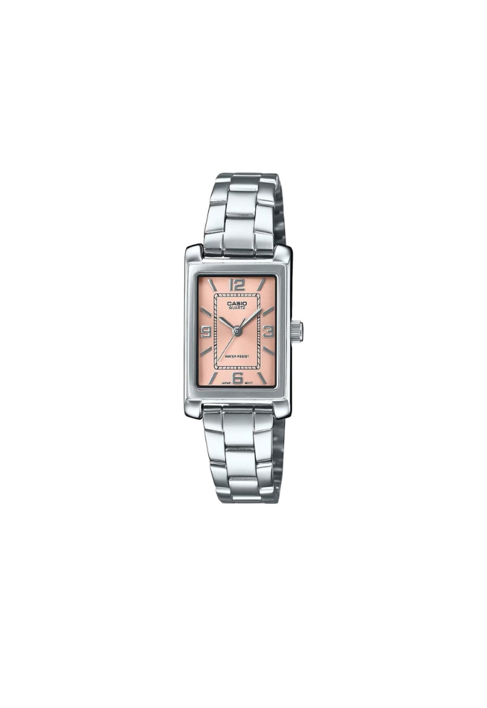 Casio Tank LTP-1234 Watch - Pink Dial