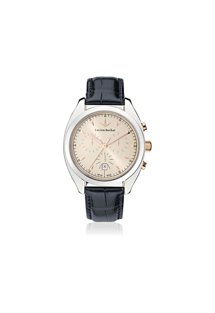 Orologio Lucien Rochat R0471610002 – Cronografo cinturino in pelle nero