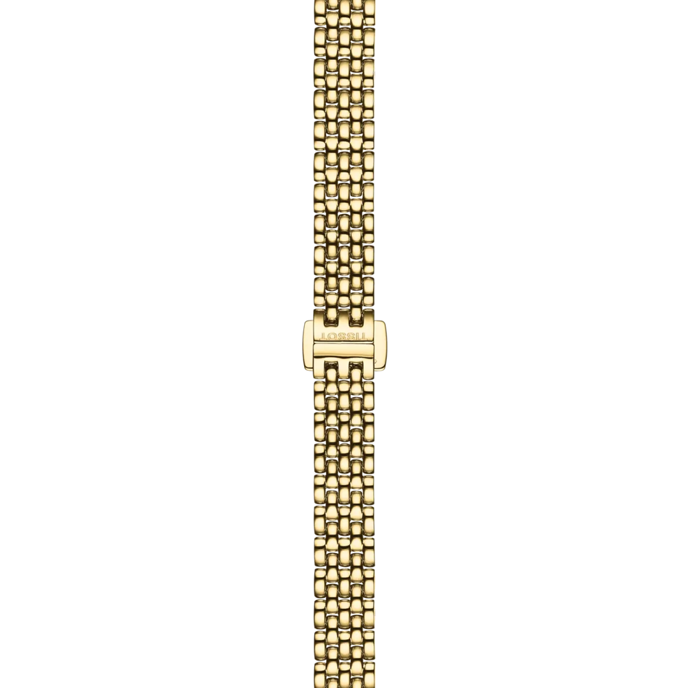 Tissot Lovely 19.5mm T058.009.33.031.00 orologio donna quarzo Swiss Made oro con vetro zaffiro antigraffio.