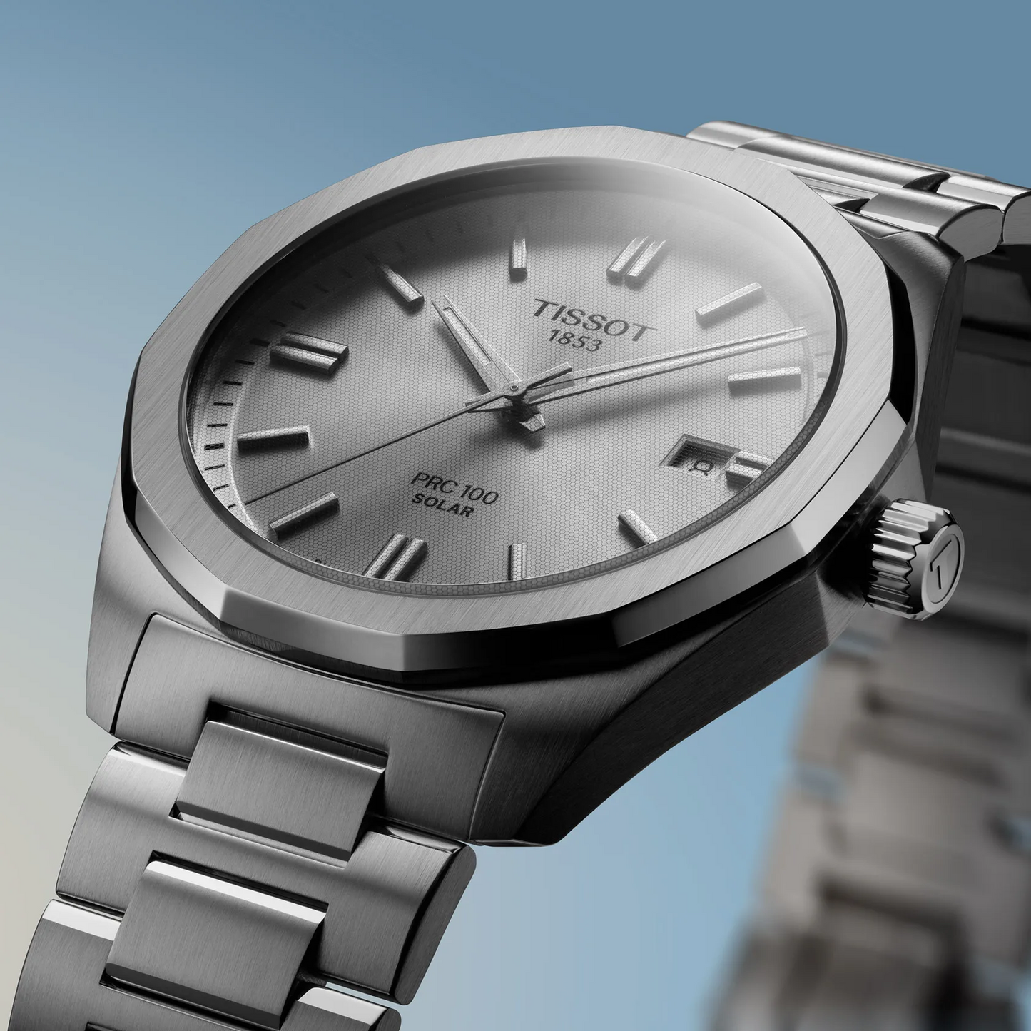 Tissot PRC 100 Solar T151.422.11.031.00 – Orologio uomo 39mm quarzo Swiss Made con quadrante argentato, cassa acciaio e vetro zaffiro antigraffio.
Tissot PRC 100 Solar T151.422.11.031.00 – Orologio uomo 39mm quarzo Swiss Made con quadrante argentato, cassa acciaio e vetro zaffiro antigraffio.