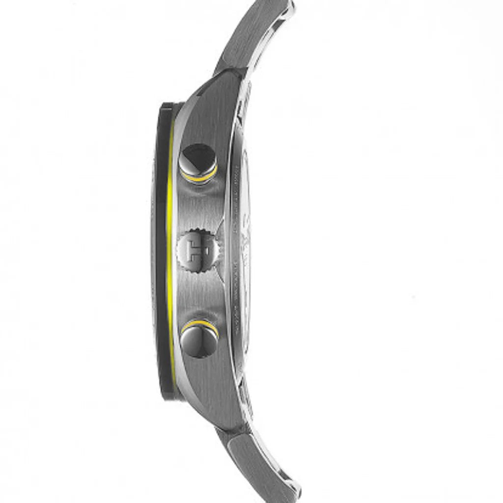 Tissot PRS 516 Chronograph quarzo nero 42mm acciaio lunetta ceramica vetro zaffiro Swiss Made T100.417.11.051.00