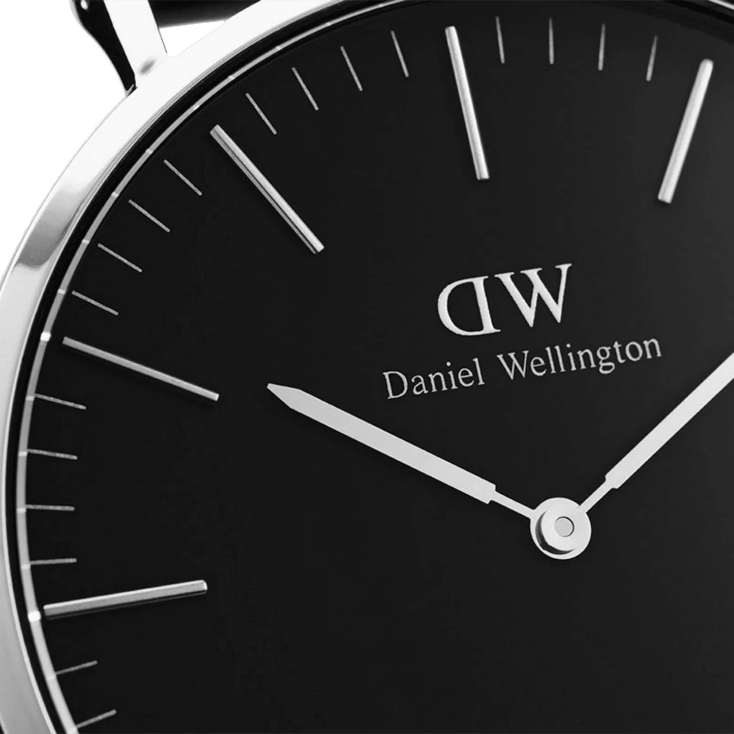 Daniel Wellington DW Black Minimal Slim Leather Strap