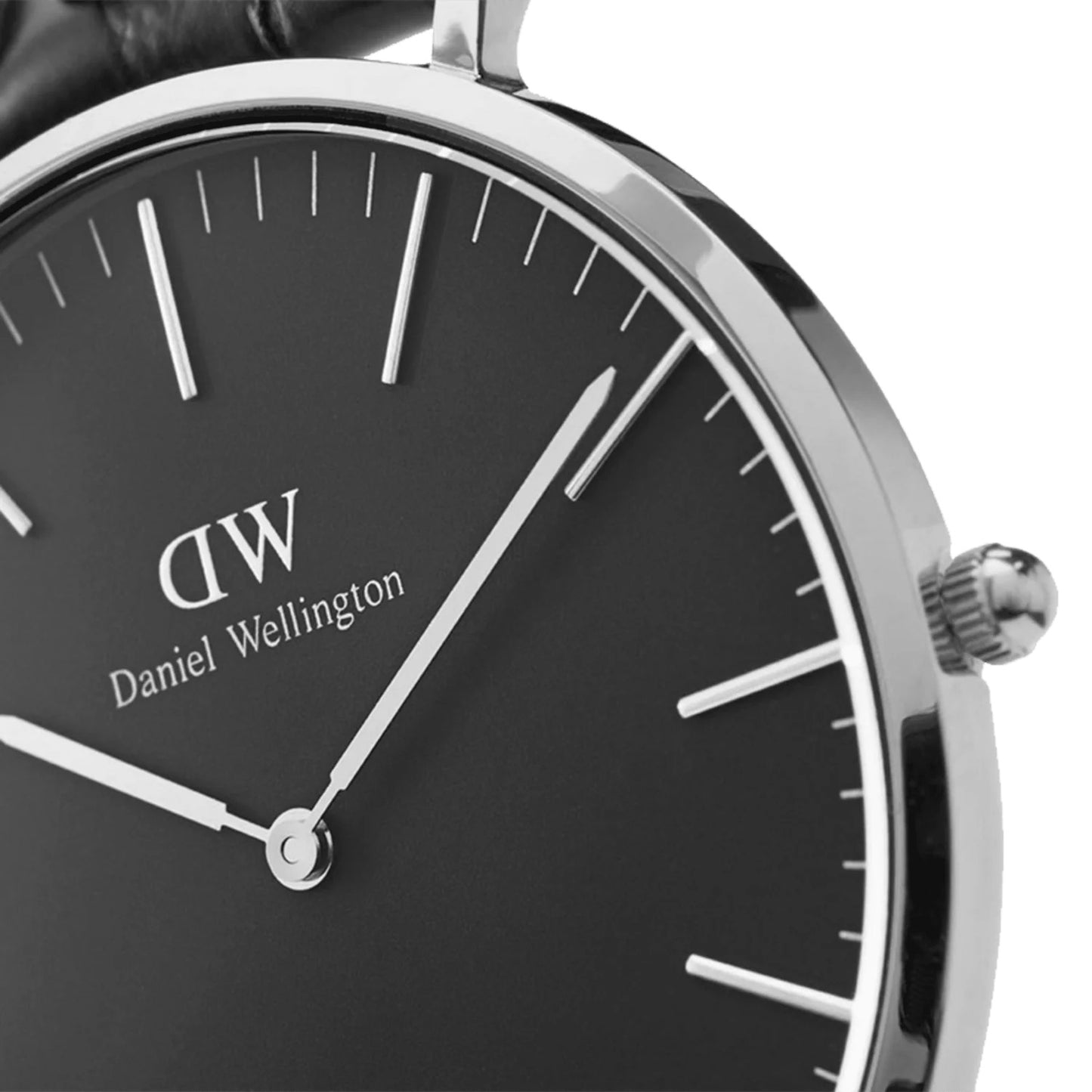 Daniel Wellington DW Black Minimal Slim Leather Strap
