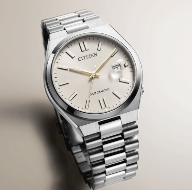 Citizen TSUYOSA Automatic 8210 Beige Dial – Men’s Mechanical Watch – Cod. NJ0151-88W
