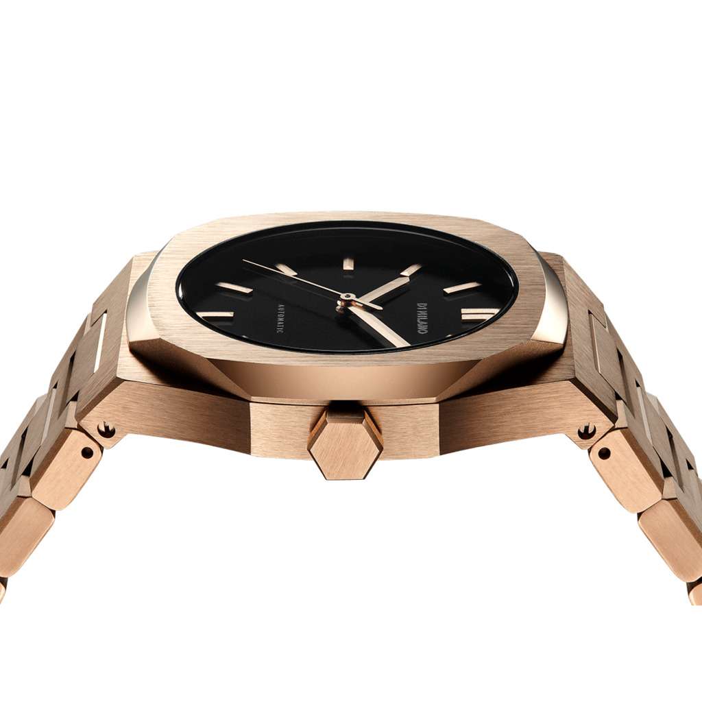D1 Milano ATBJ03 – Elegant Automatic with Black Dial and Rose Gold Finish