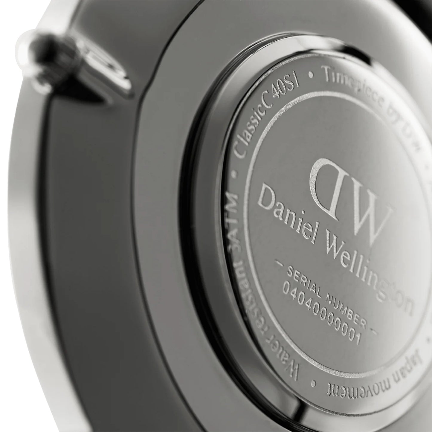 Daniel Wellington DW Black Minimal Slim Leather Strap