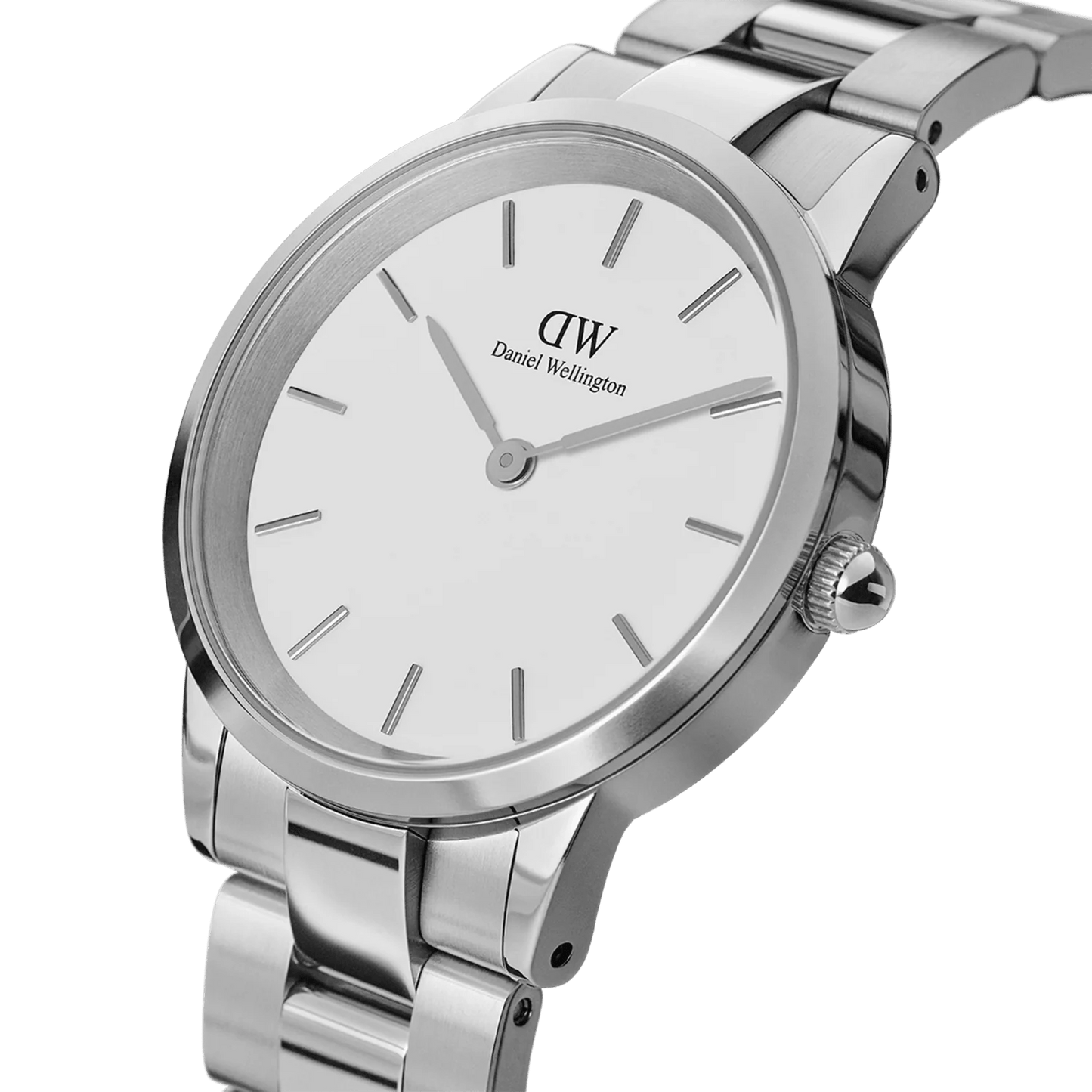 Daniel Wellington 28mm Steel Women's Watch – Iconic Link White