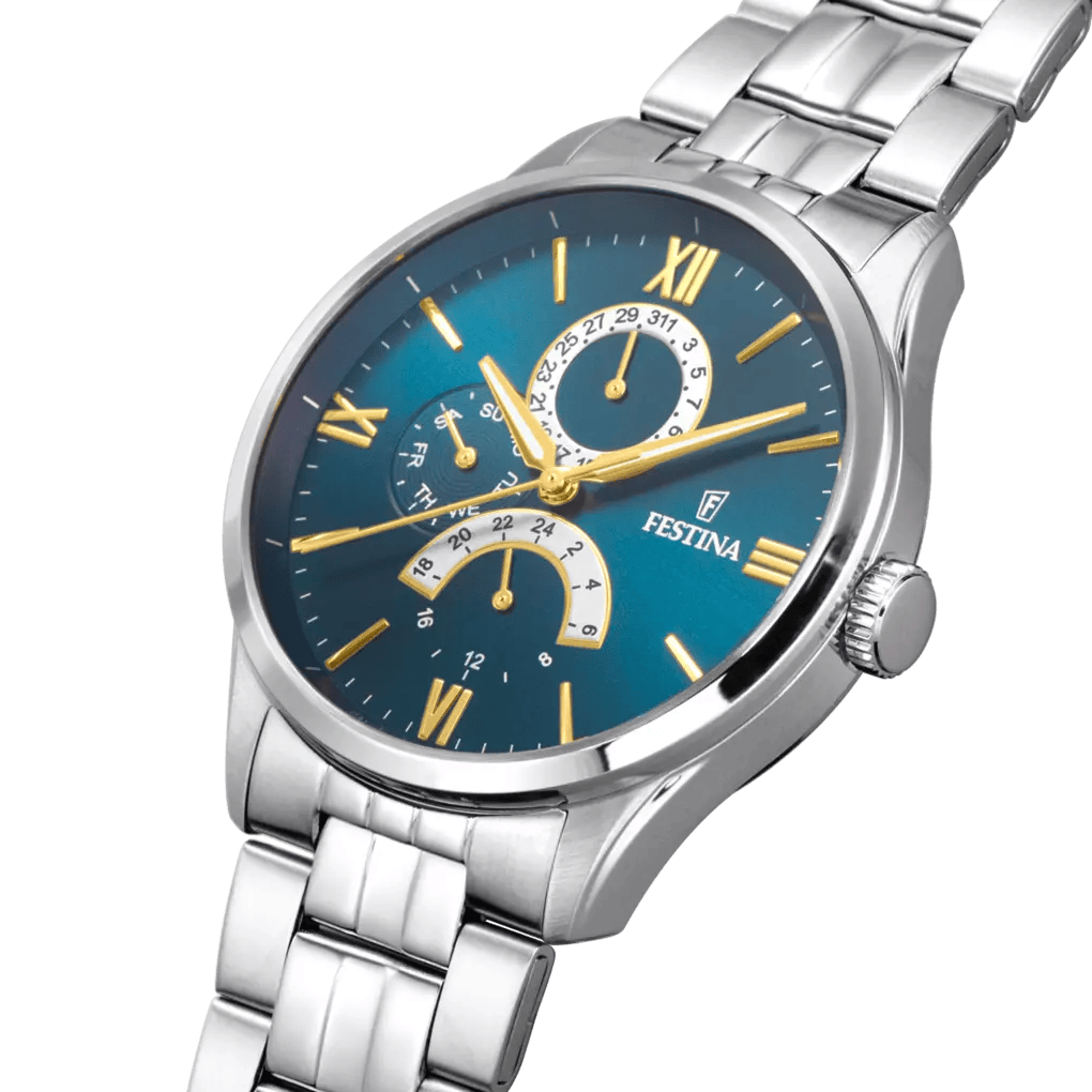 Orologio Festina F16 – Cronografo blu in acciaio