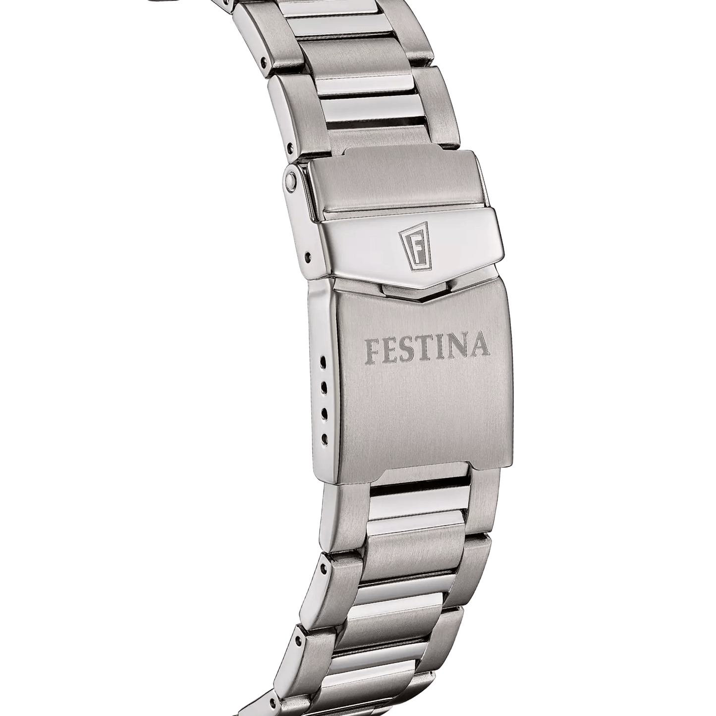 Festina F20 Black Daydate Steel Watch