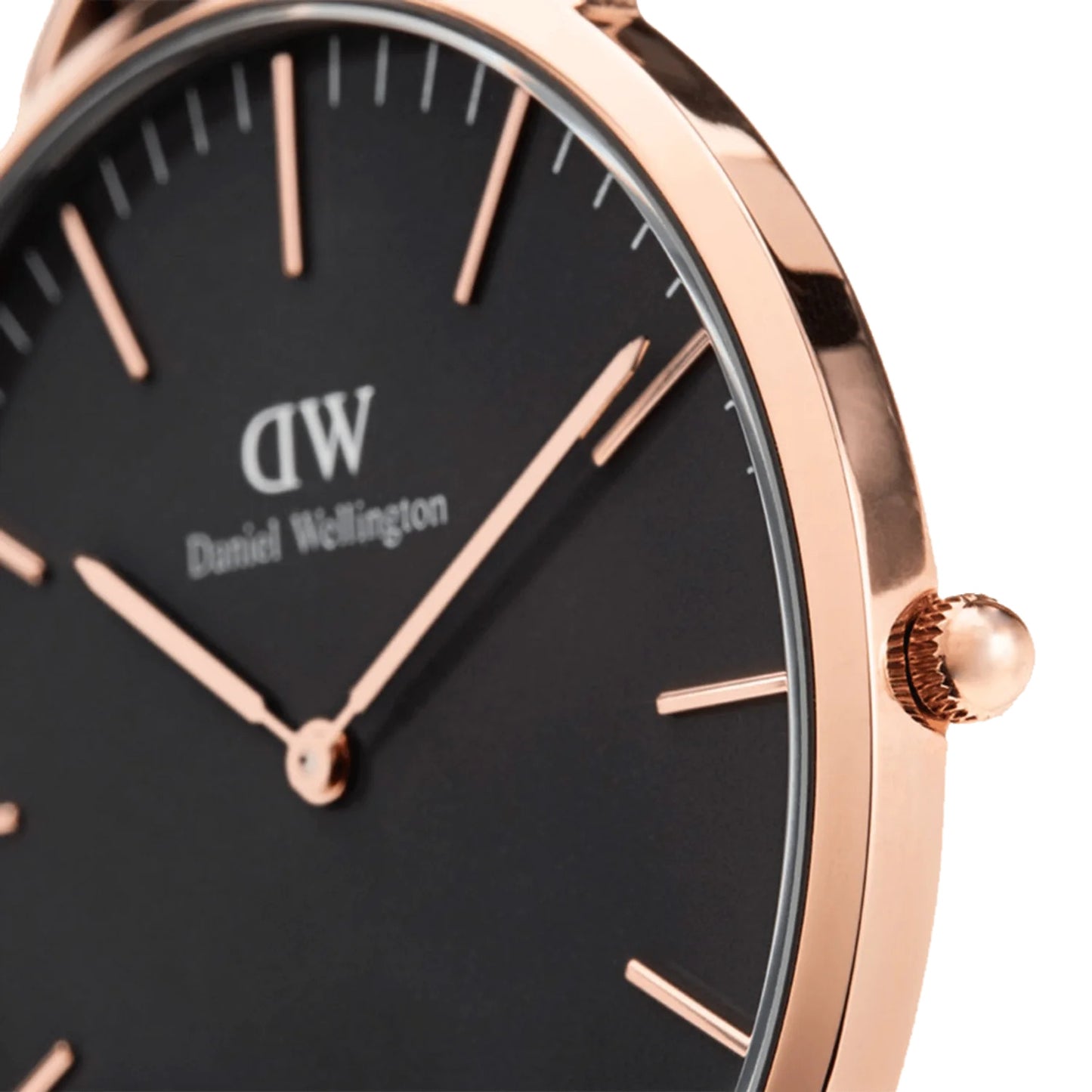 Daniel Wellington DW 40mm minimal rose gold color