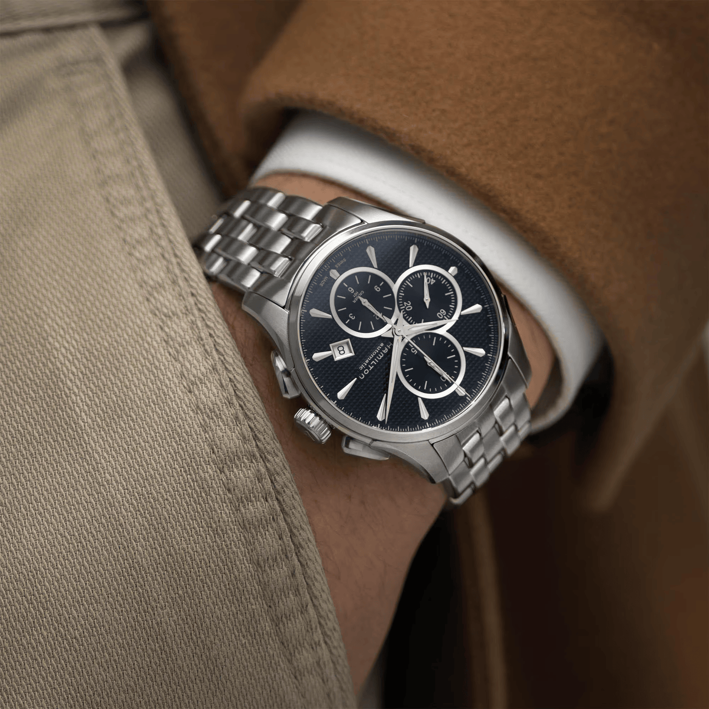 Hamilton Jazzmaster Chronograph Automatic Black 42mm - swiss made