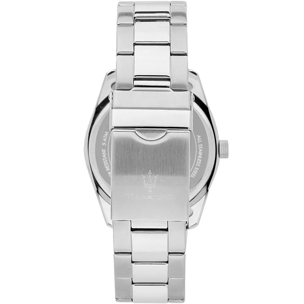 Maserati R8853 Watch – Black Steel with Date