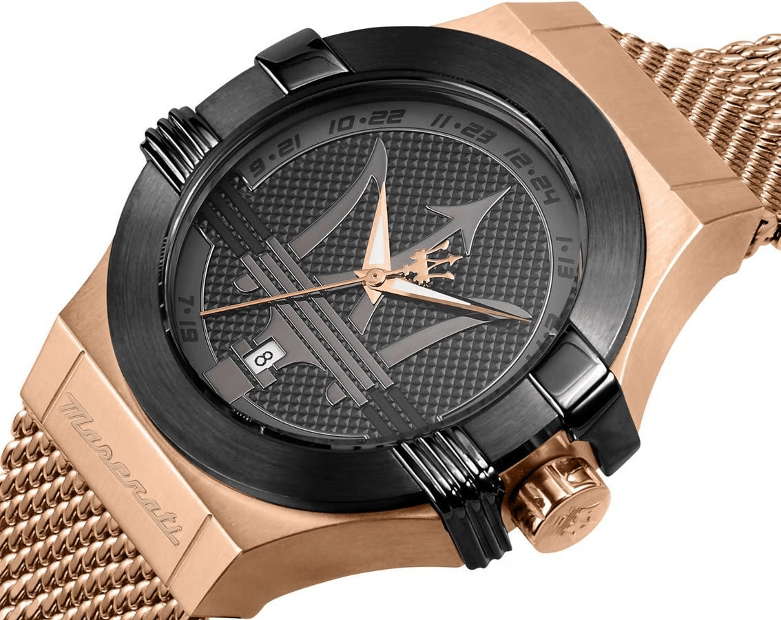 Orologio Maserati Potenza R885 – Eleganza sportiva con cassa in acciaio e oro rosa