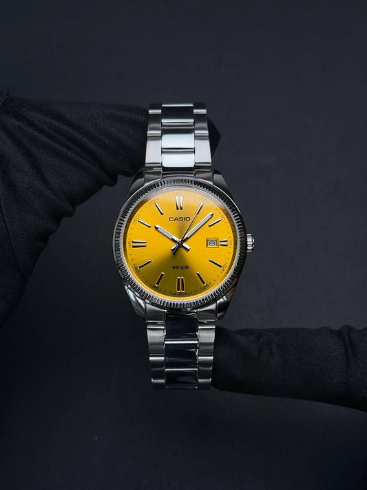 Casio MTP-1302PD-9AV Yellow Watch