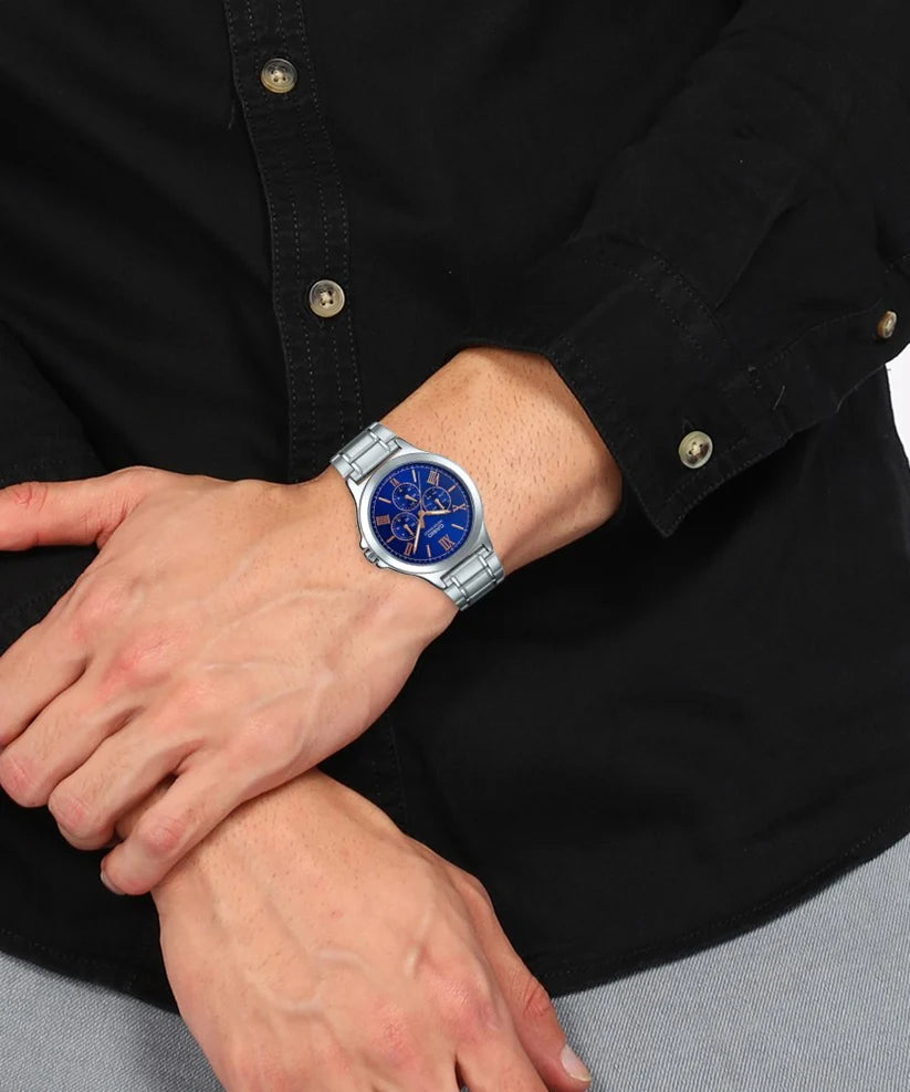 Casio Roman Blue MTP-V300D