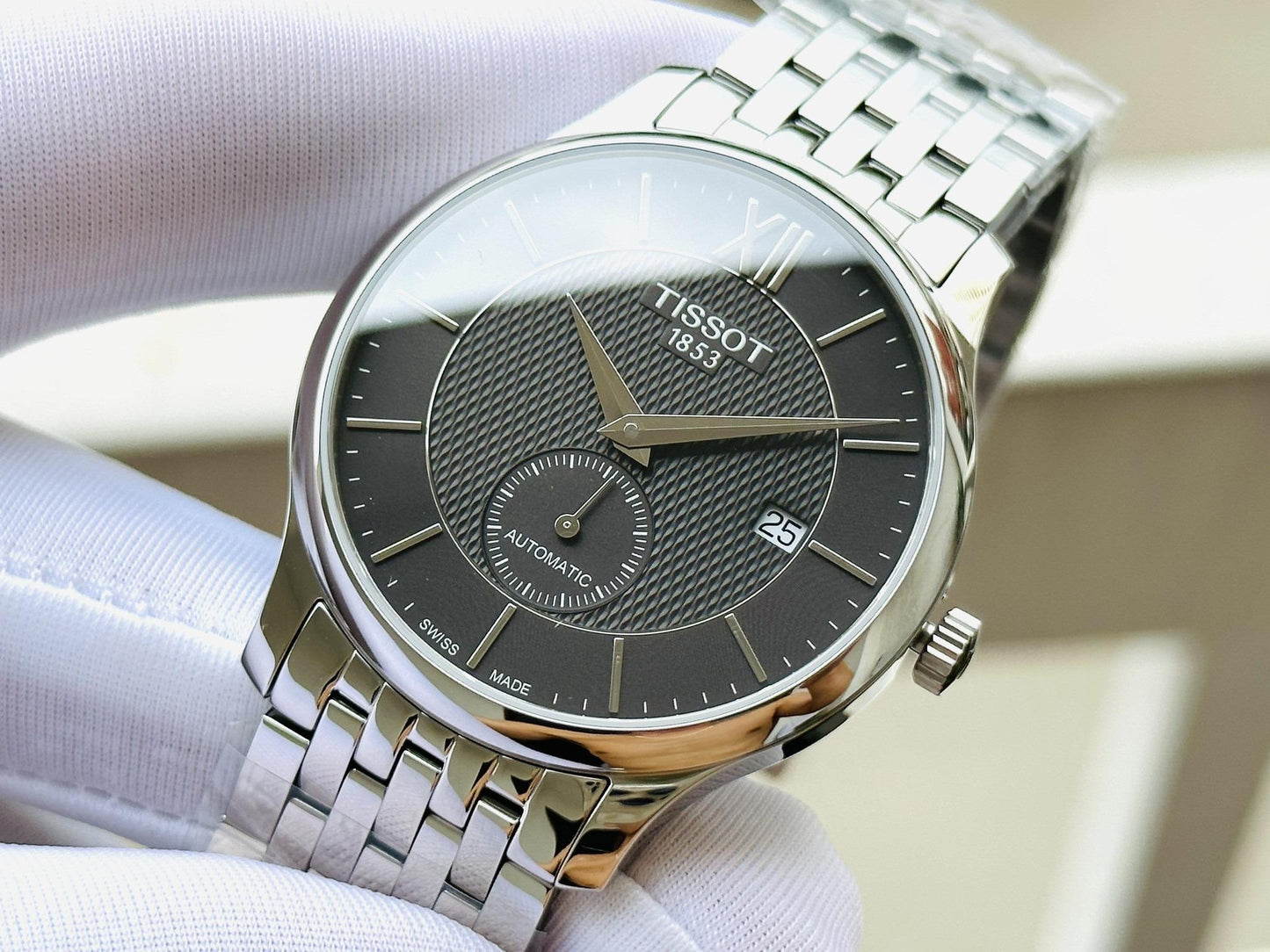 Tissot Tradition Automatic Small Seconds 40mm nero - swiss made