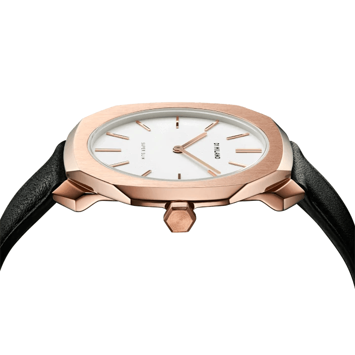D1 Milano Women's Watch – Ultra Thin Leather Strap