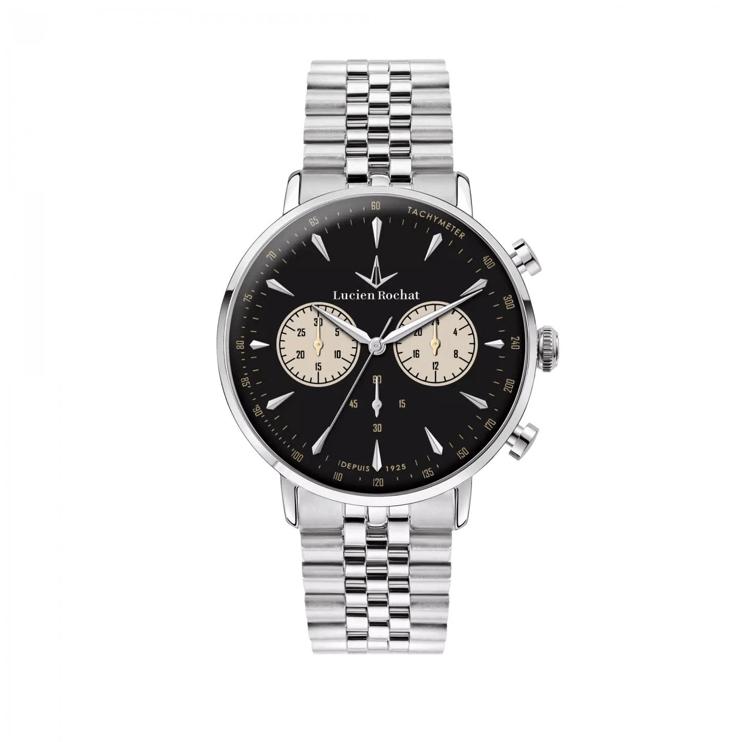 Lucien Rochat Garçon Chronograph - Men's Watch Silver 41mm