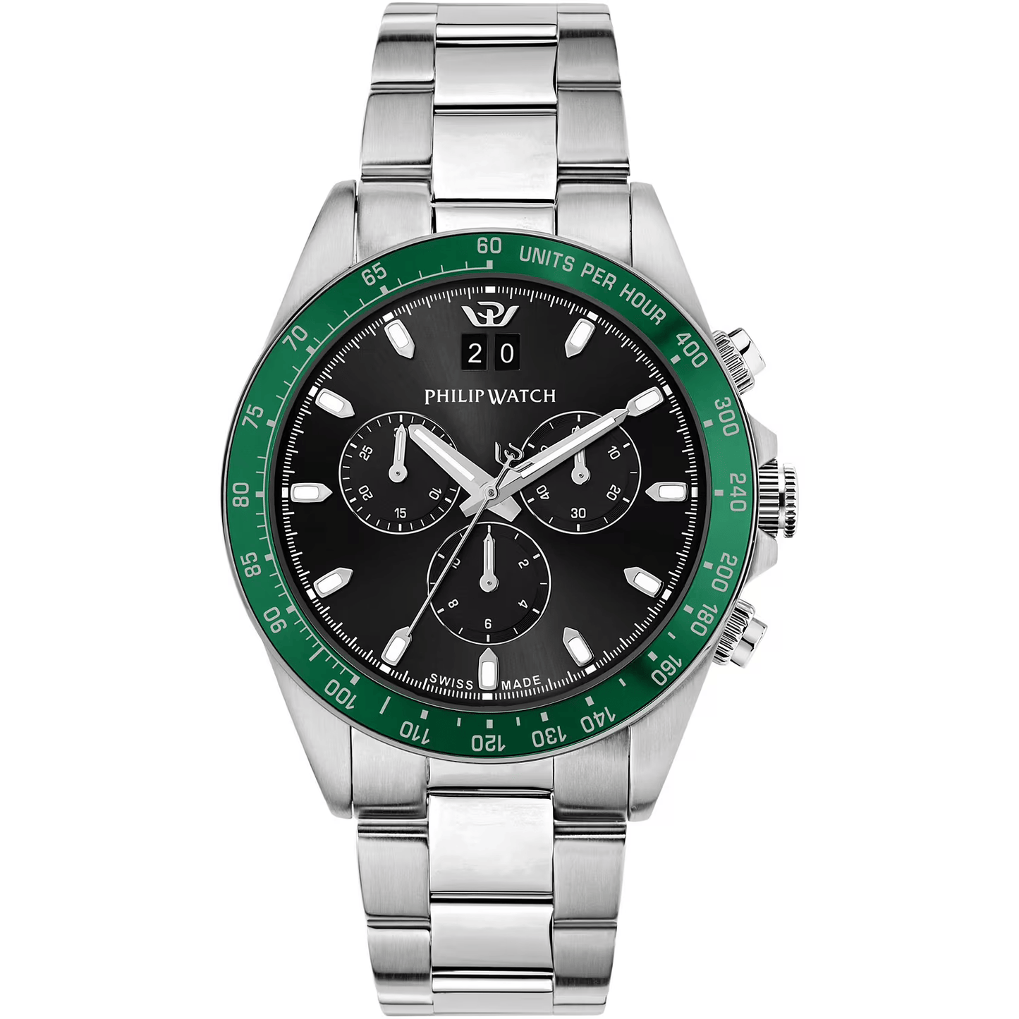 Philip Watch Caribe Sport Cronografo Quarzo R82736 verde