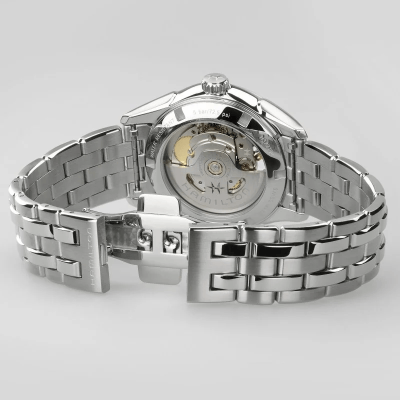 Hamilton Jazzmaster Open Heart H325 – Eleganza meccanica con quadrante nero