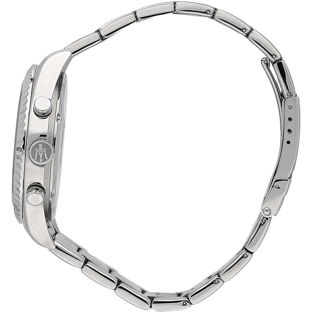 Orologio Maserati R8853100023 Uomo 43mm Acciaio Cronografo Nero Data