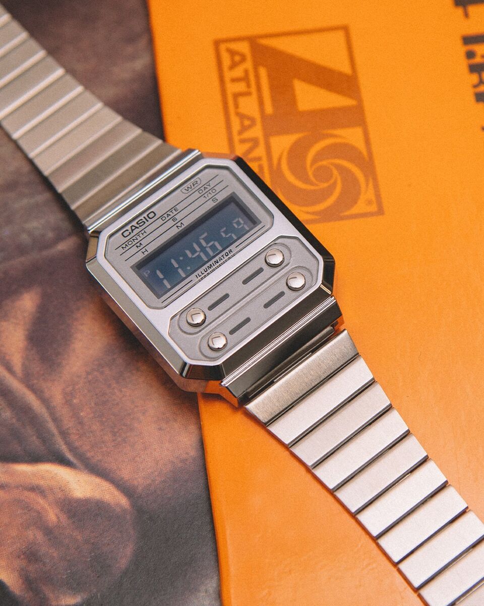 Casio digitale A100WE-7B – Stile rétro con anima moderna