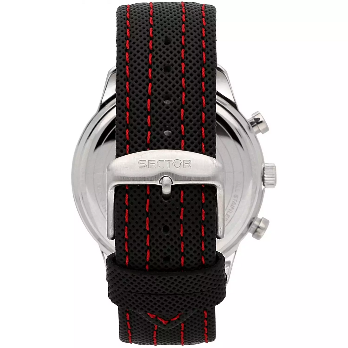 Orologio Sector R3251578011 uomo multifunzione 45mm con quadrante nero e cinturino in pelle nera.