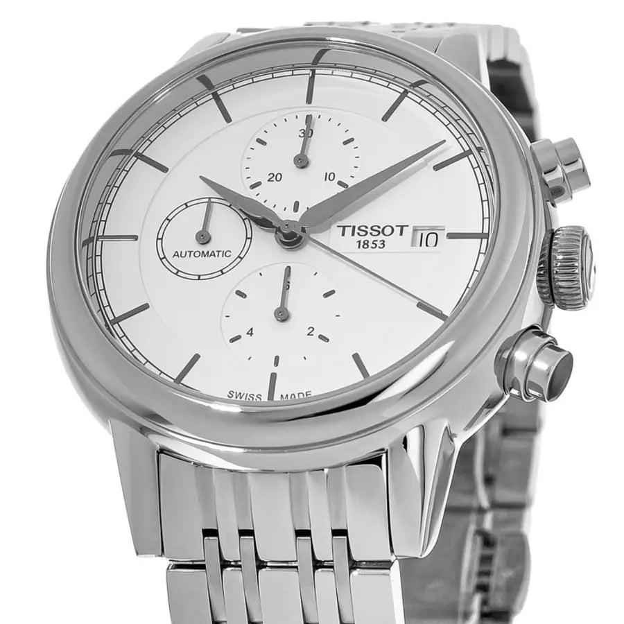 Tissot Carson Automatico Chronograph bianco