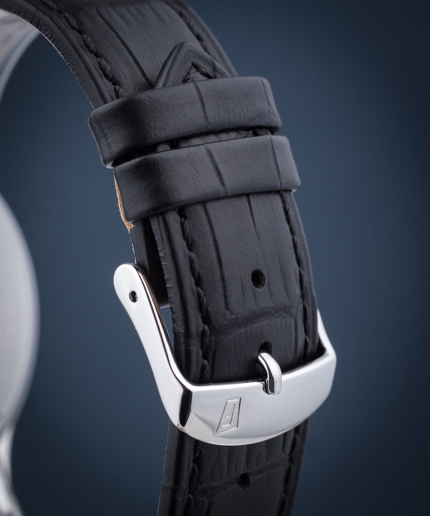 Festina F20 Watch Black Leather Strap