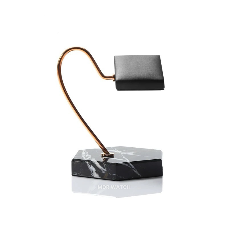 Luxury Watch stand in marmo nero