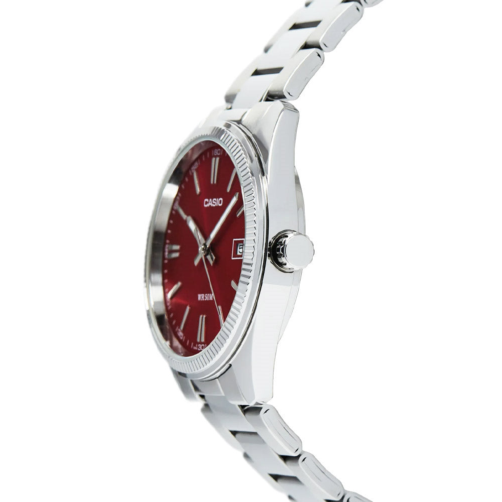 Orologio Casio Mtp-1302 Rosso