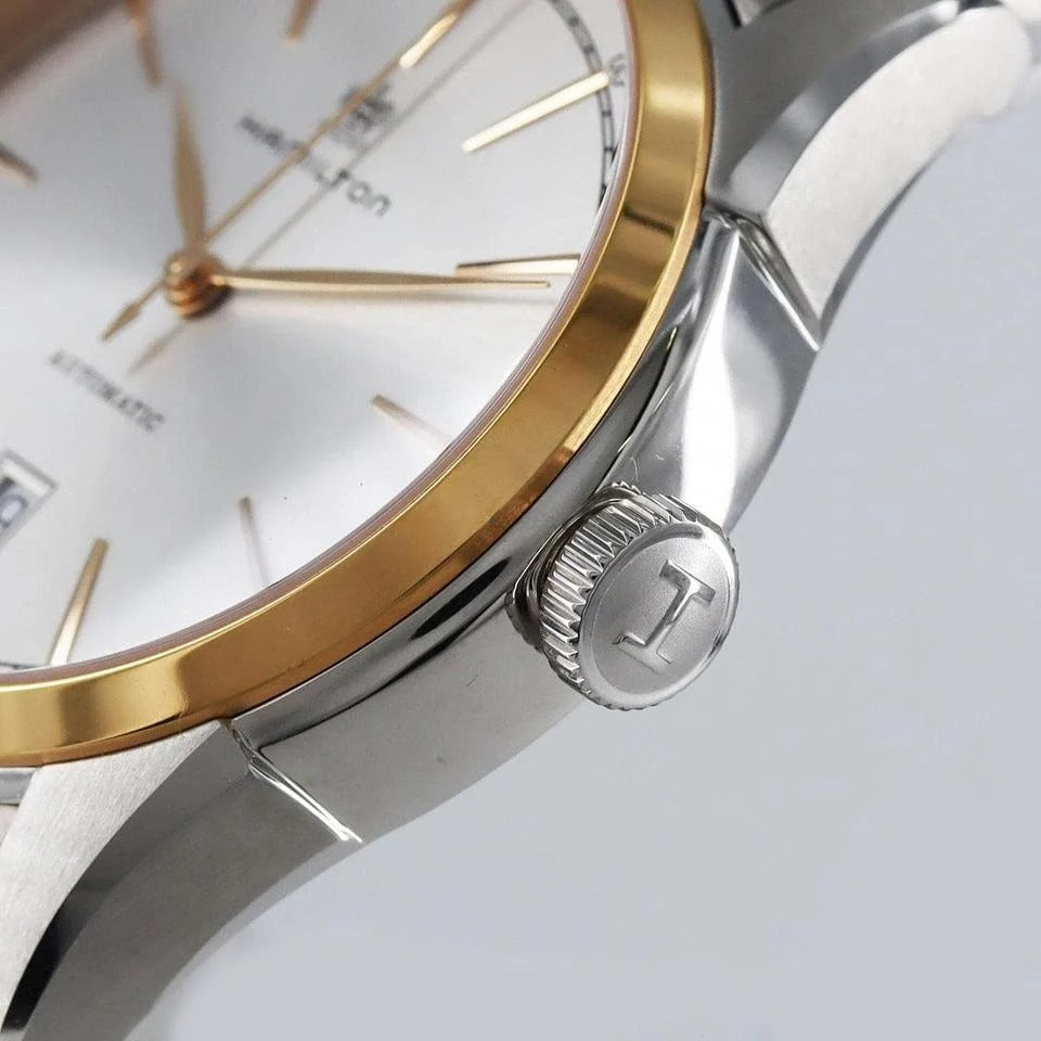 Hamilton American Classic H42425151 – Automatico elegante con quadrante argento e cassa in PVD rosa
