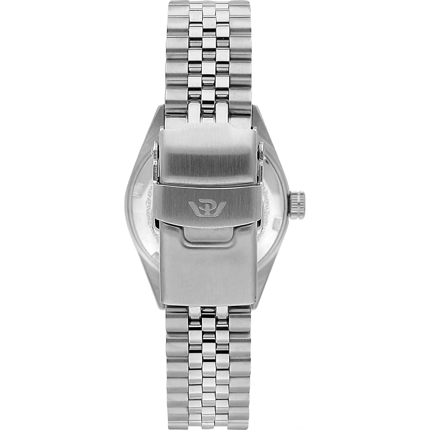 Orologio donna Philip Watch R8253597605 collezione Caribe, cassa rettangolare 39x31,3 mm in acciaio rosa satinato, vetro zaffiro, bracciale in metallo argento con chiusura deployante, movimento al quarzo Swiss Made.