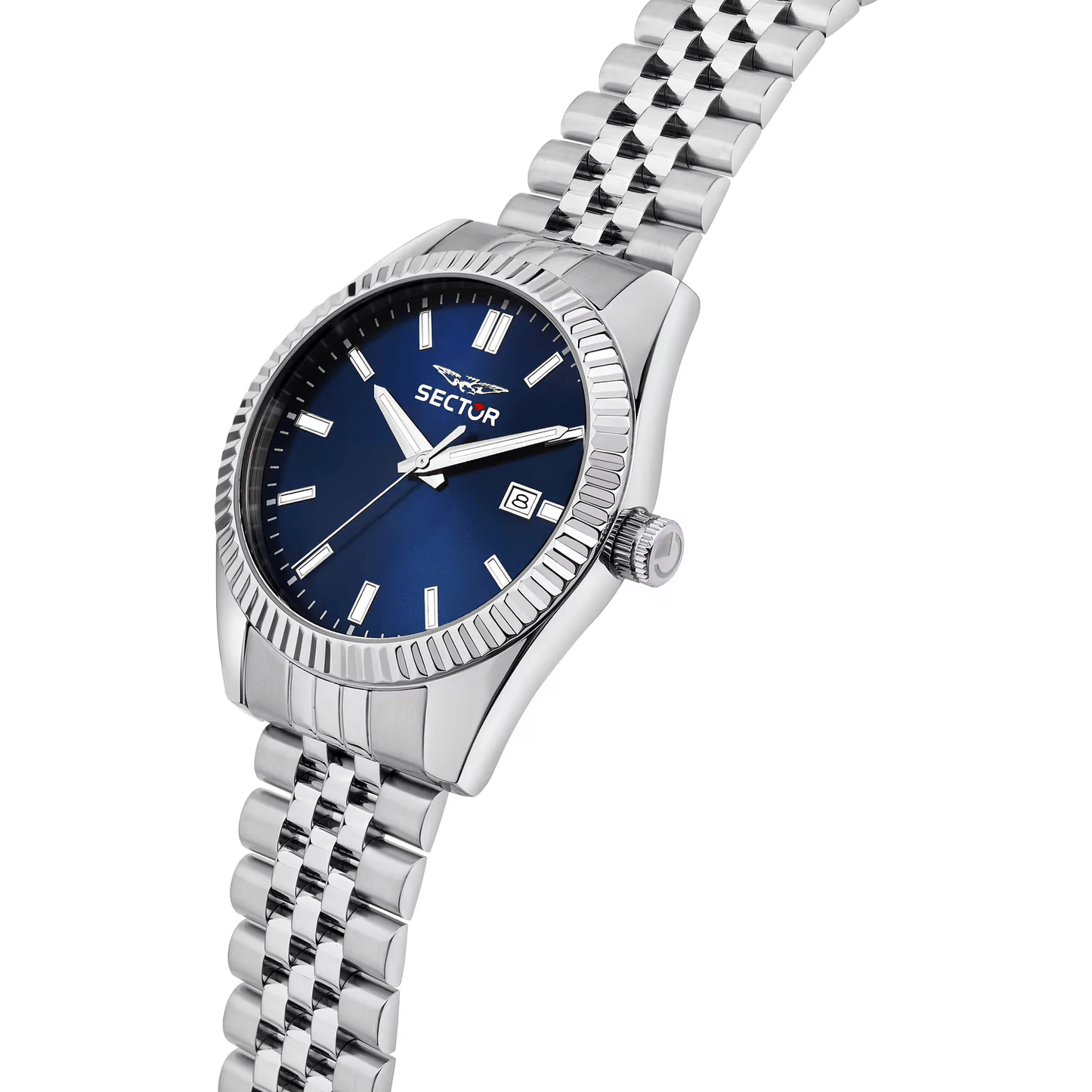 Sector  blu R3253240013 – cinturino jubilee in acciaio