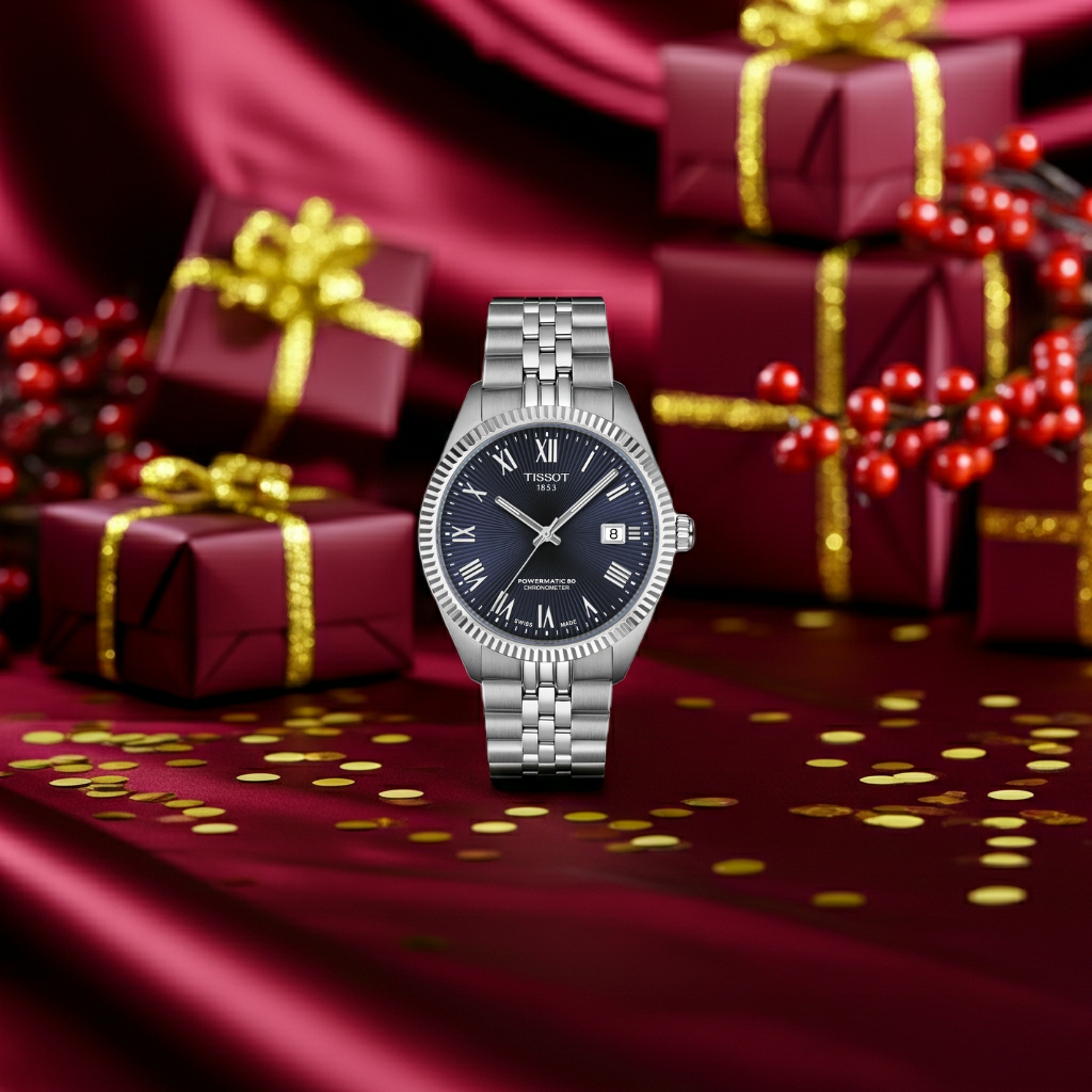 Tissot Ballade COSC Automatic Swiss Made Blu 39mm Numeri romani – T156.408.11.043.00