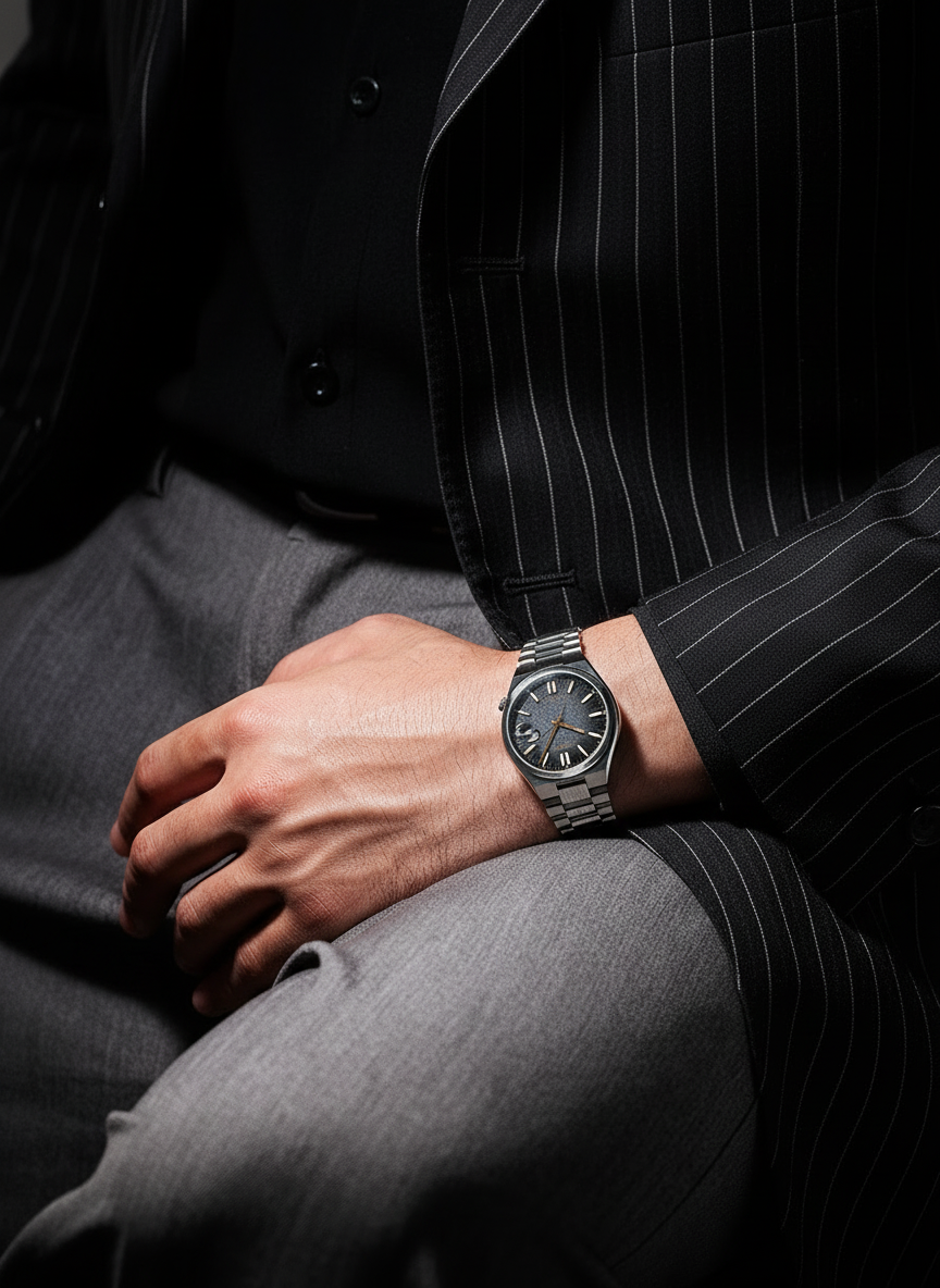 Citizen NJ0200-50E automatico 37mm quadrante nero fumé in acciaio – Codice NJ0200-50E – orologio elegante con vetro zaffiro