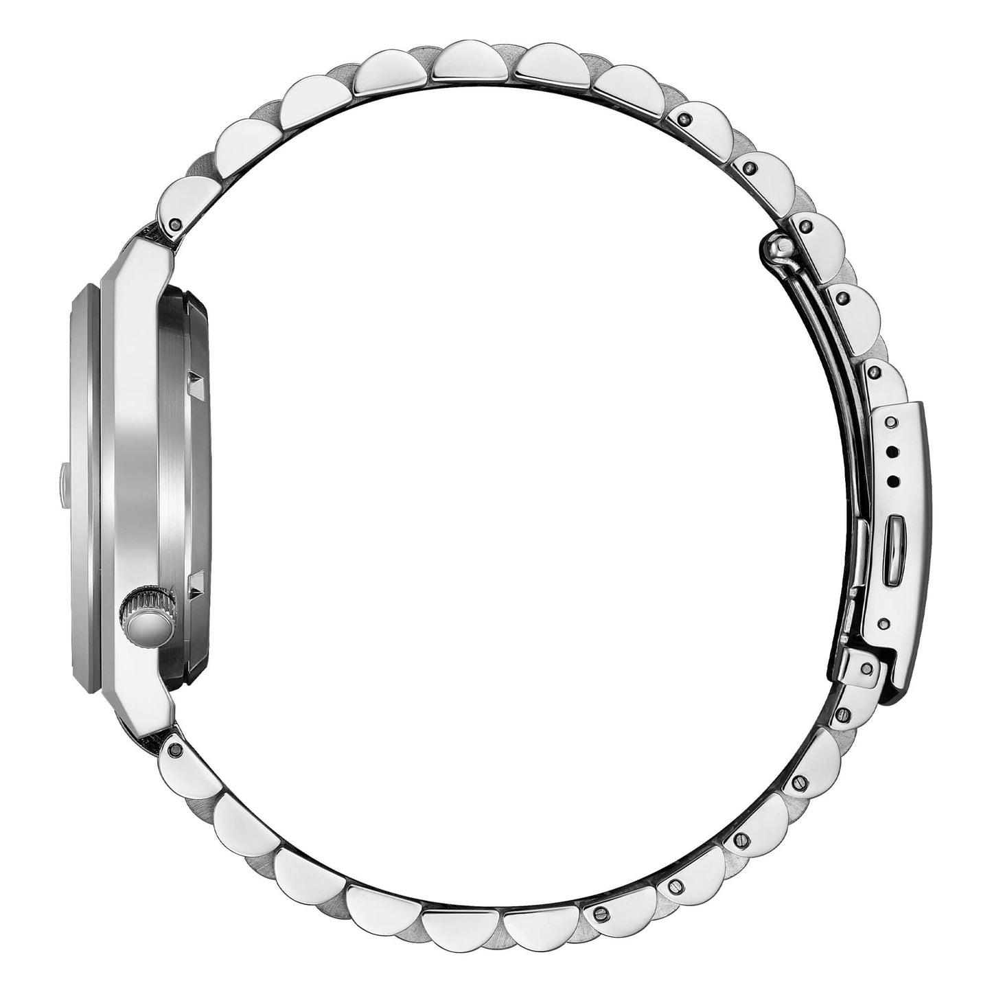 Citizen NJ0200-50E automatico 37mm quadrante nero fumé in acciaio – Codice NJ0200-50E – orologio elegante con vetro zaffiro