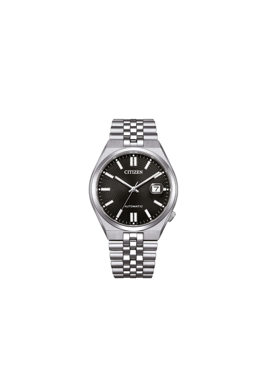 Citizen Tsuyosa 60 Automatico NK0020-55E quadrante nero cassa 40 mm acciaio vetro zaffiro