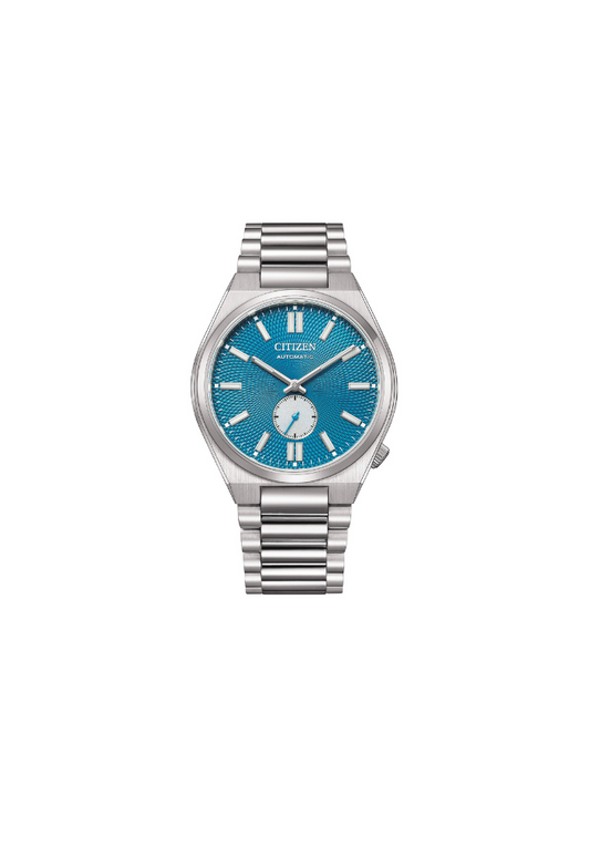 Citizen Tsuyosa NK5010-51L – orologio automatico 40mm quadrante blu, bracciale acciaio, vetro zaffiro, piccoli secondi


