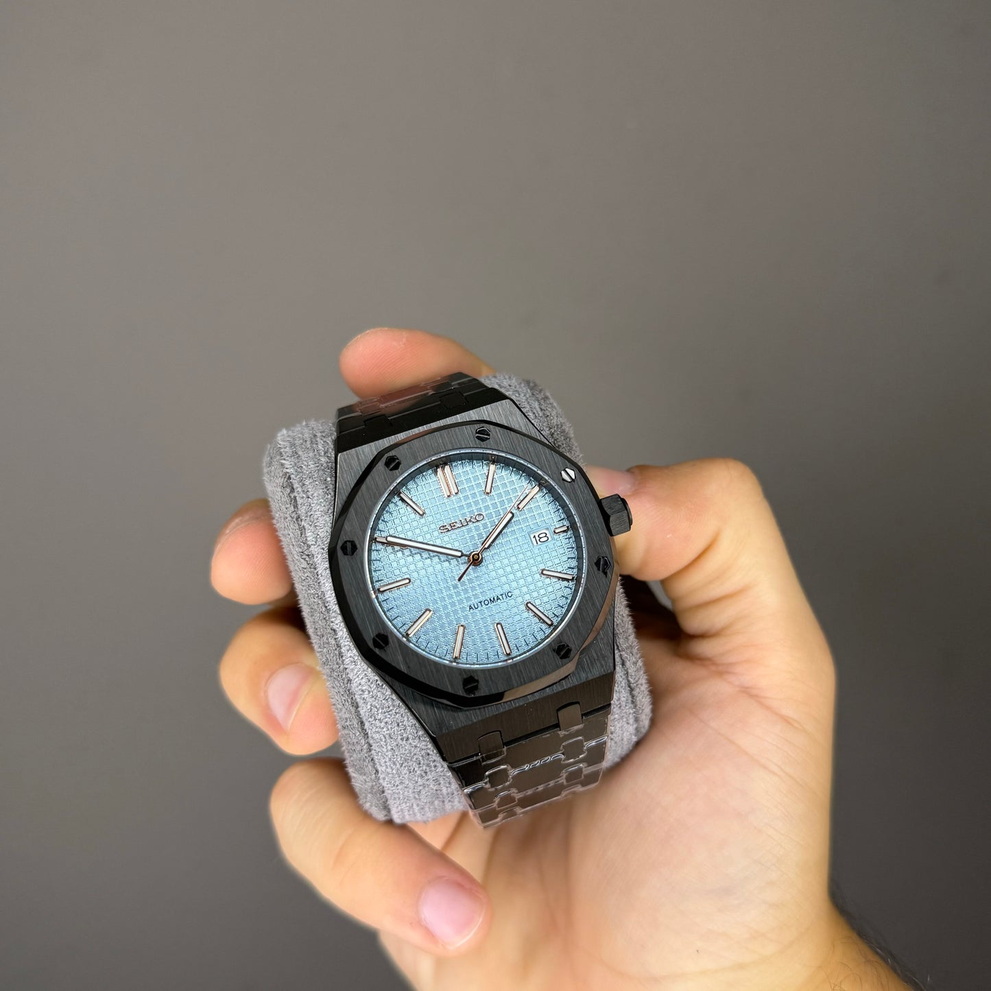 Custom Ap total black sky blue