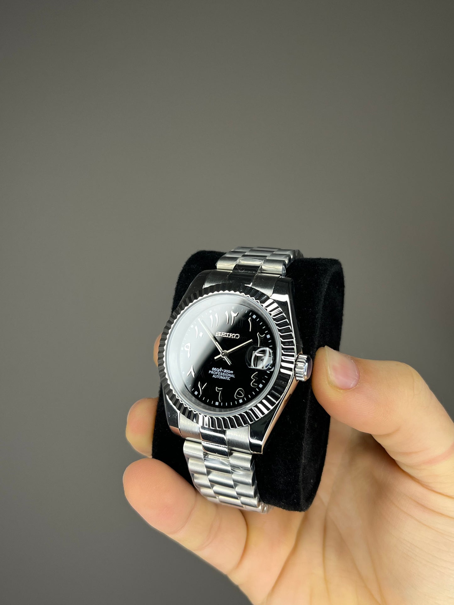 Arabic watch mod black