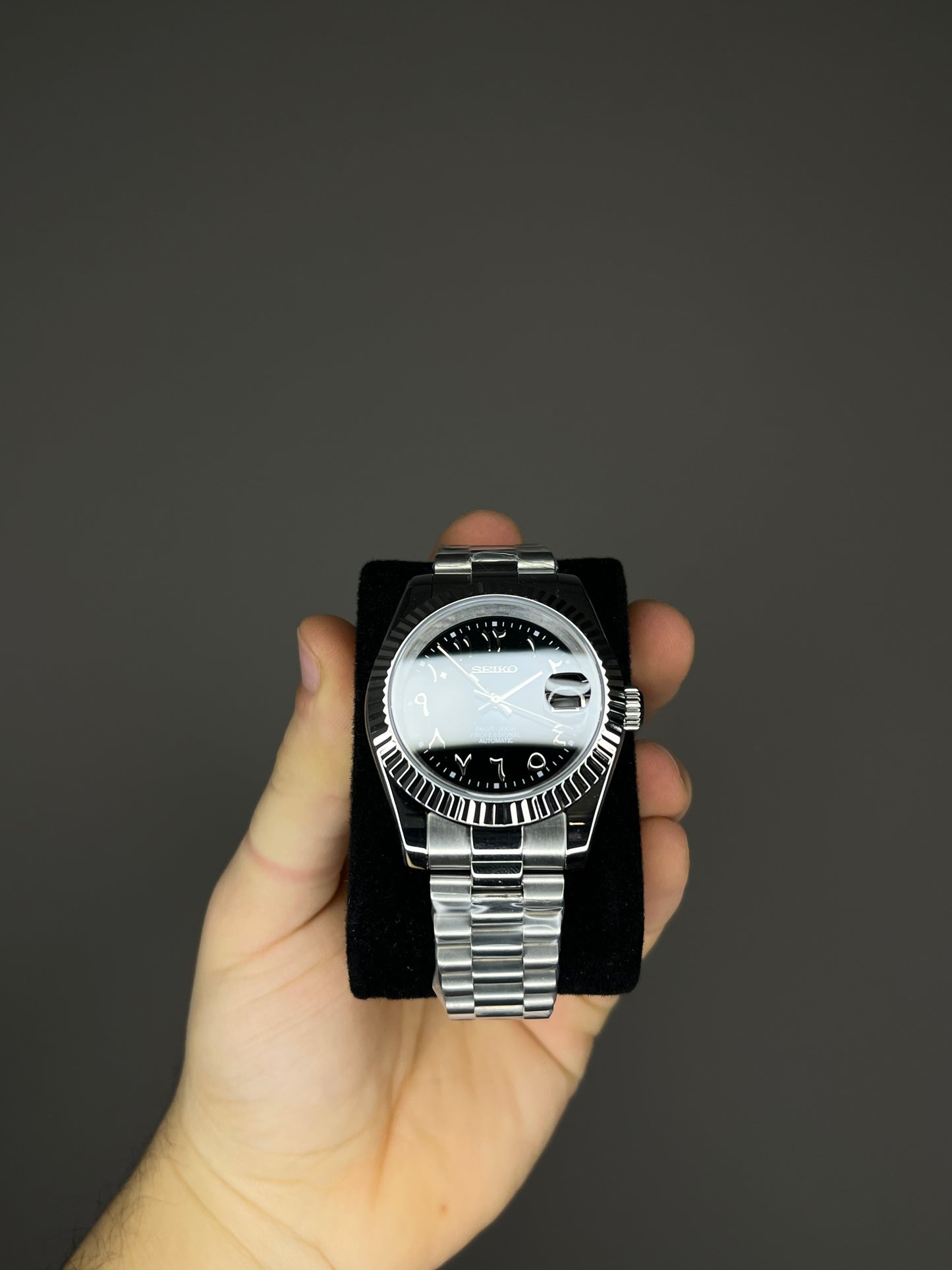 Arabic watch mod black