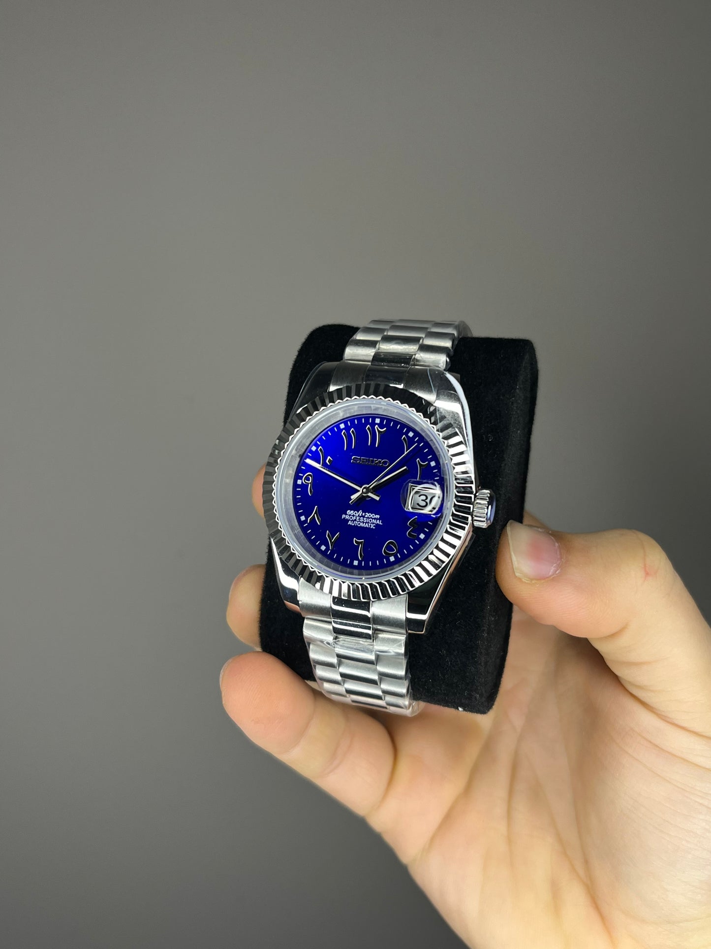 Arabic watch mod blue