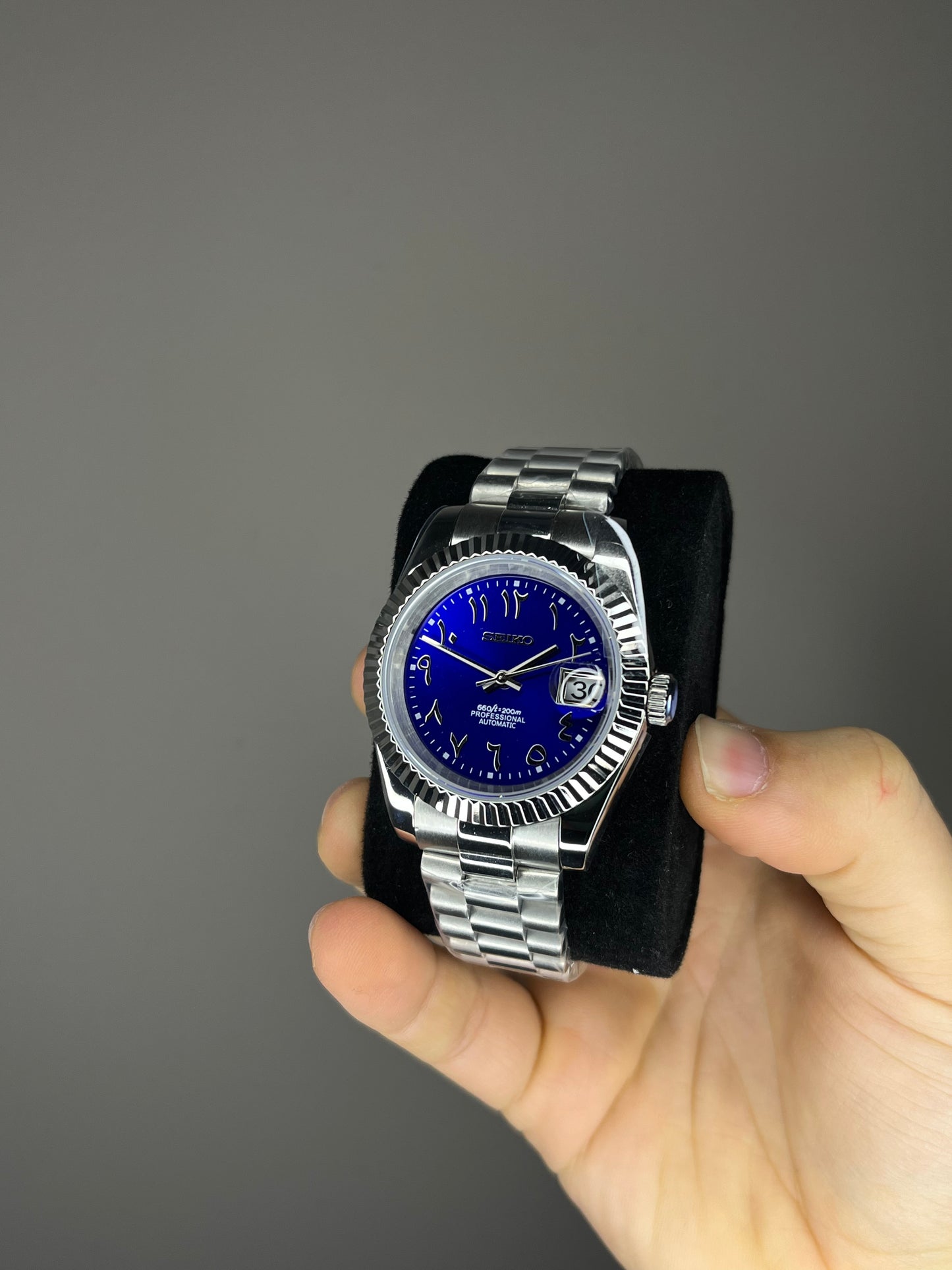 Arabic watch mod blue