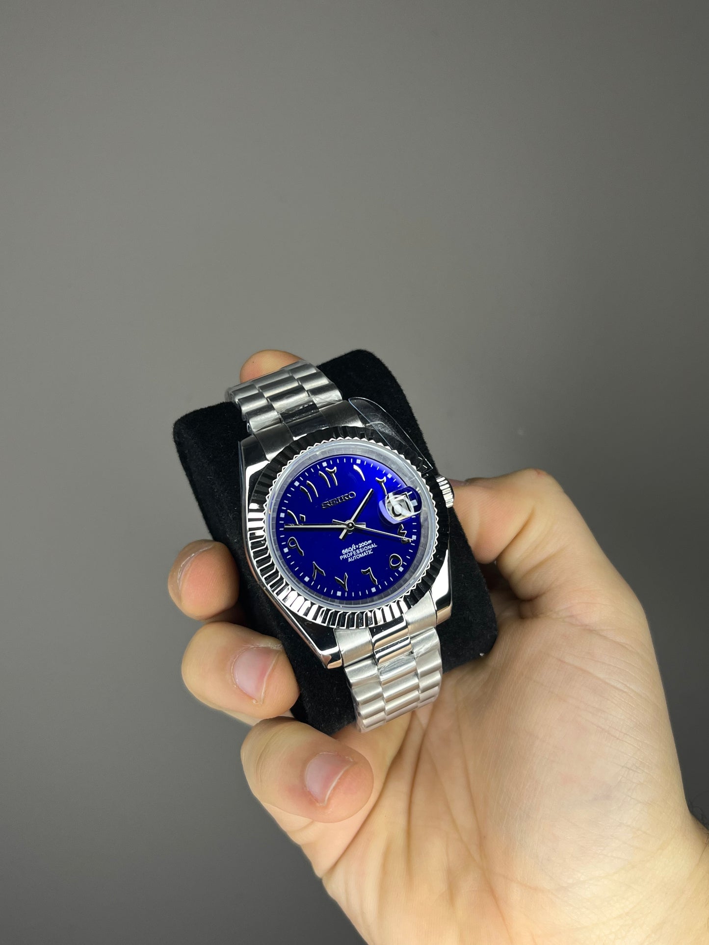 Arabic watch mod blue