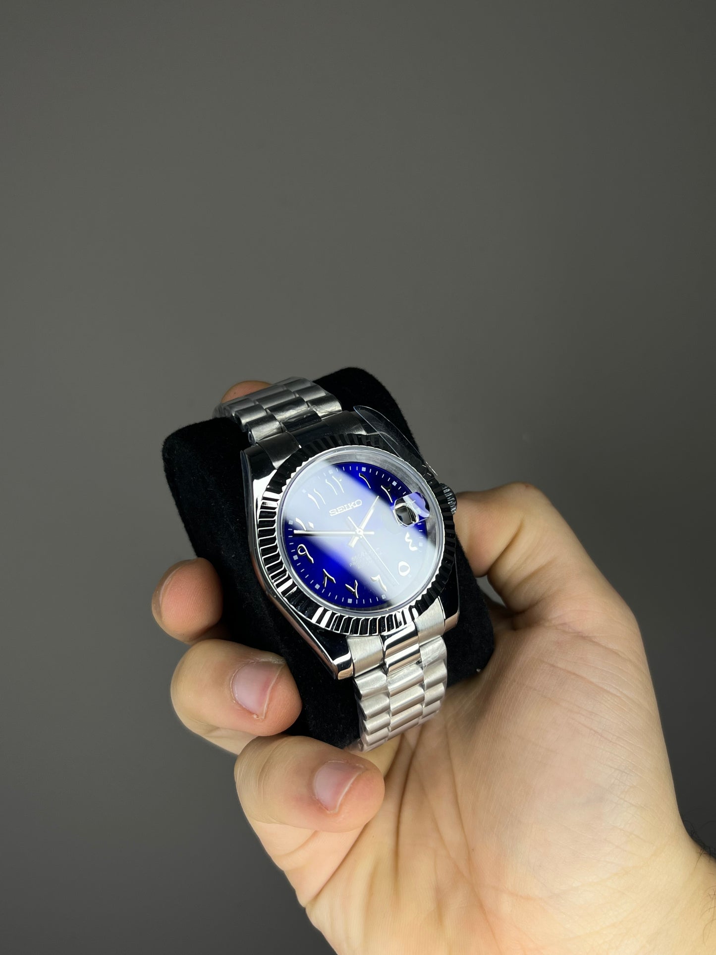 Arabic watch mod blue