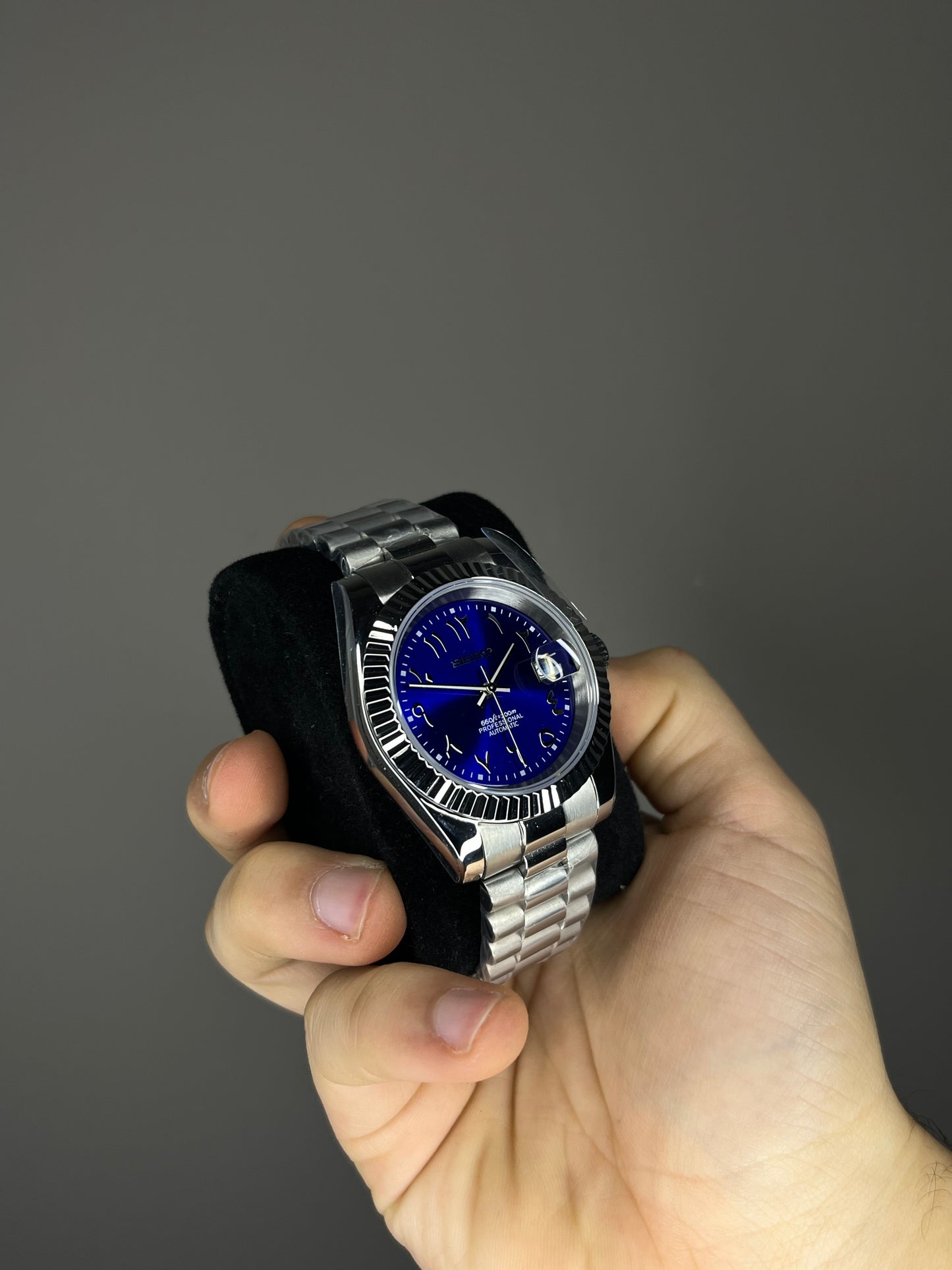 Arabic watch mod blue