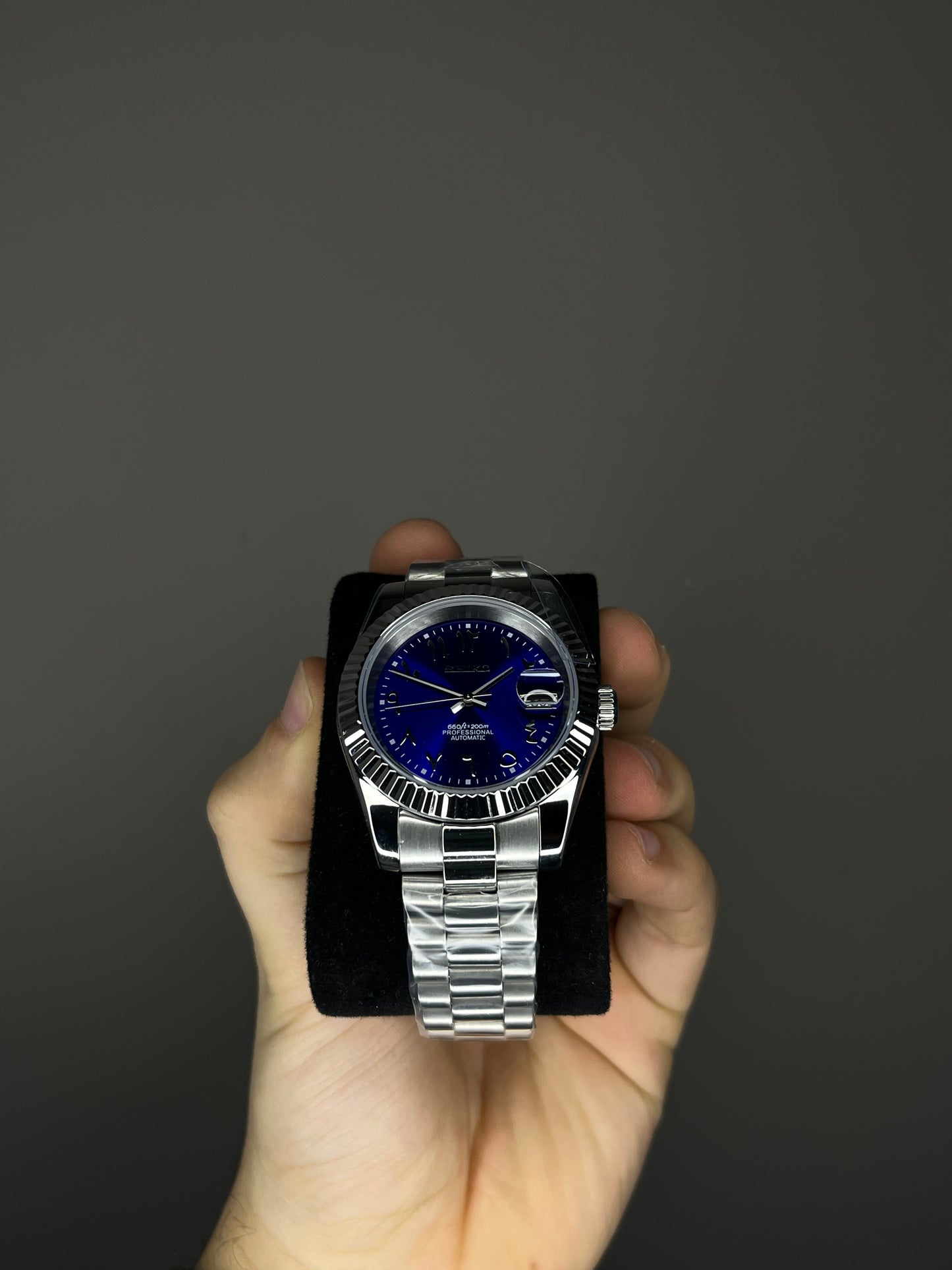 Arabic watch mod blue